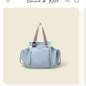 Light Blue Tote Bag